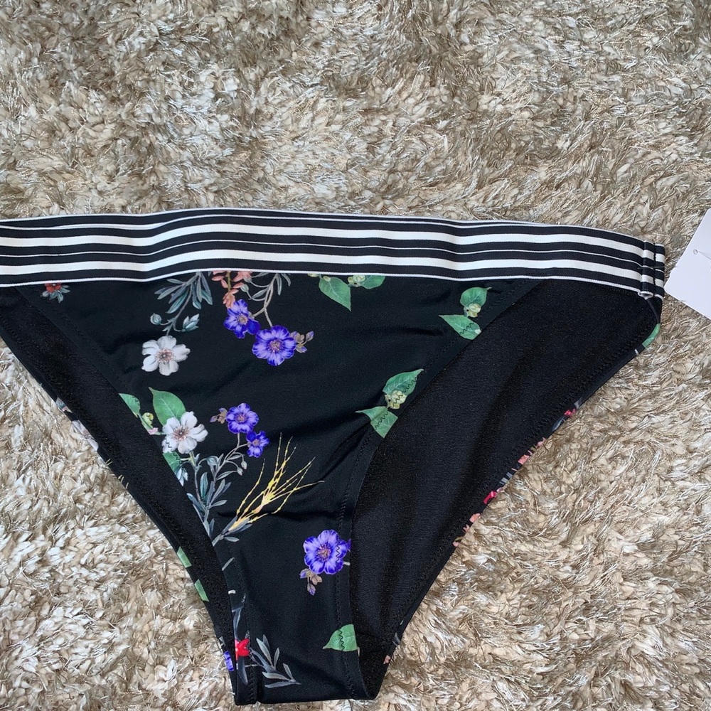Athleta Gold Coast Floral Banded Bikini Bottom